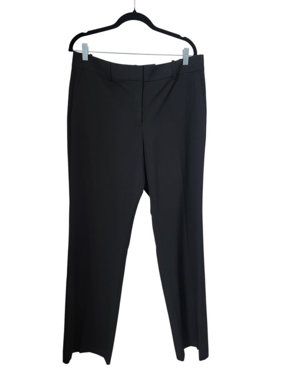 Ann Taylor Classic Size 12 Black "The Trouser" Career Pants, Trousers, NEW w/Tag